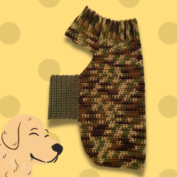 Camo Dog Sweater - Picture 2 of 7